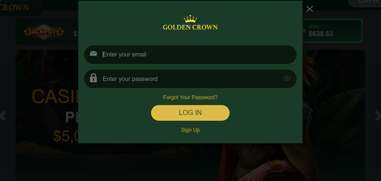 Golden Crown Casino Login