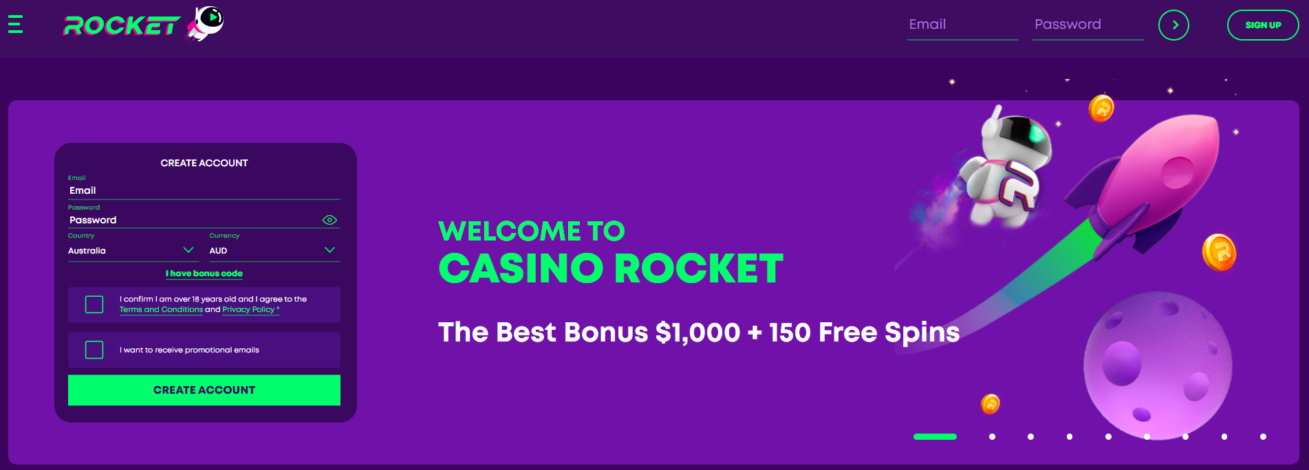 Rocket Casino Review