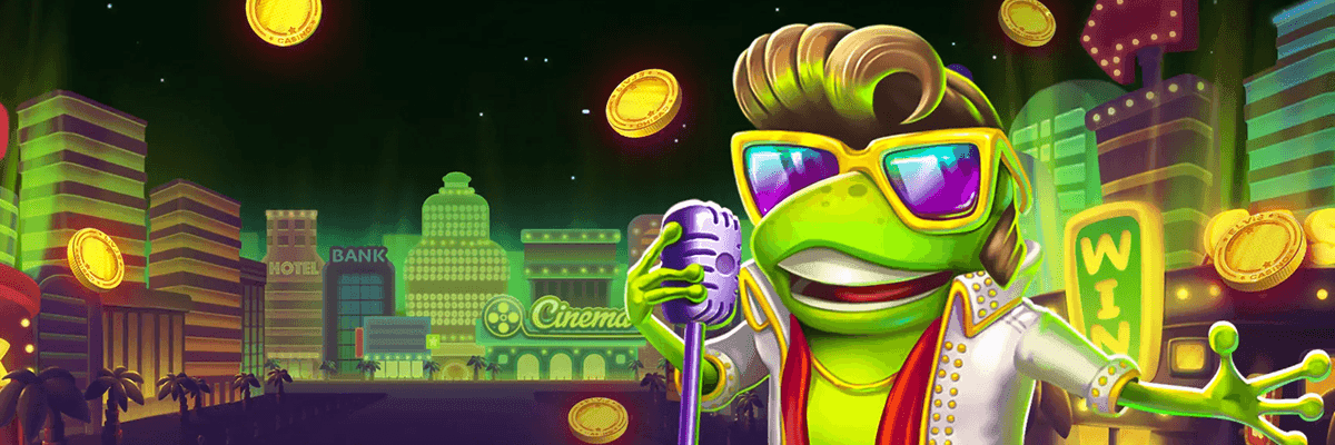 Elvis Frog in Vegas